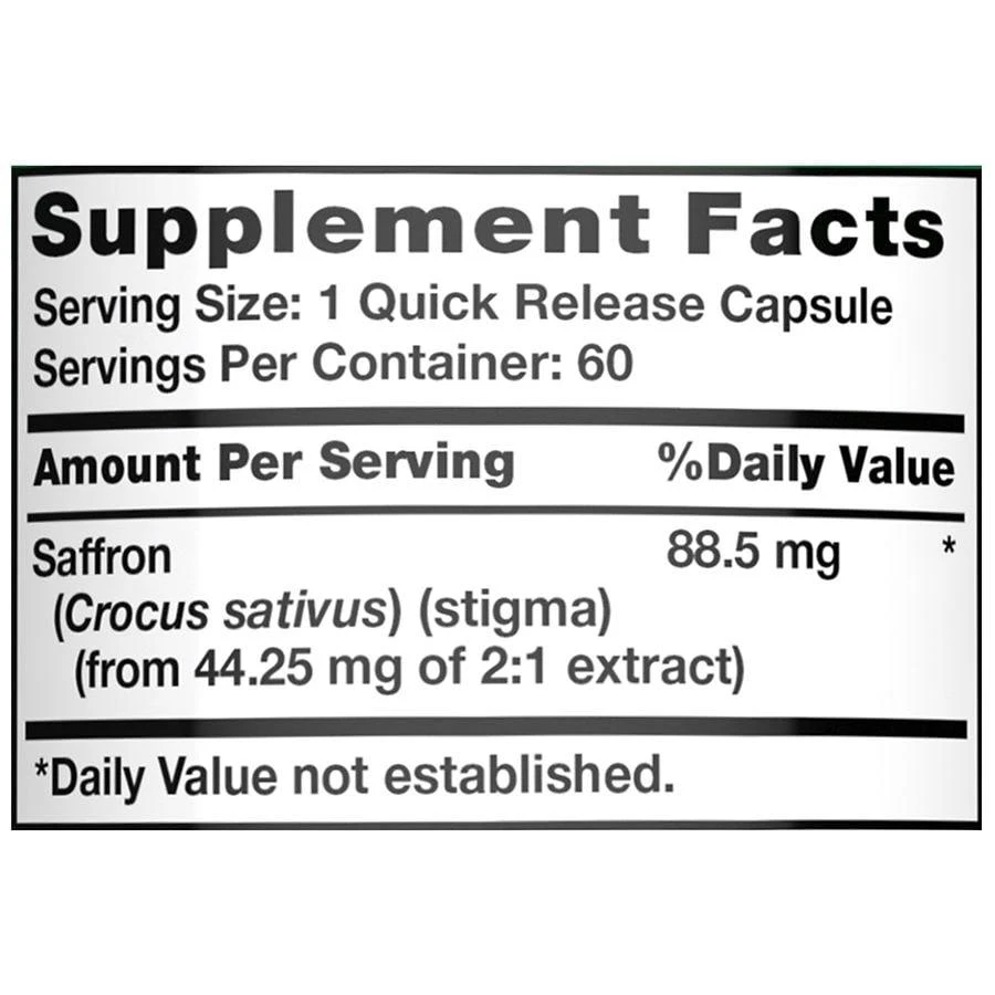 Nature
s Truth Saffron Extract Capsules 3
