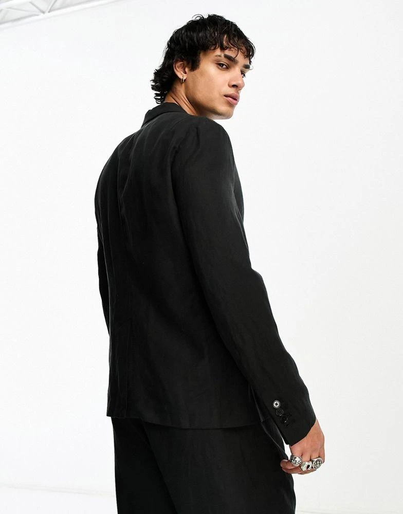 ALL SAINTS AllSaints Pace suit blazer co-ord in black 2