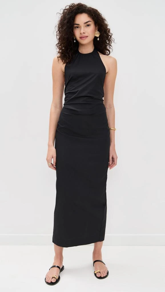 Enza Costa Poplin Halter Dress 6
