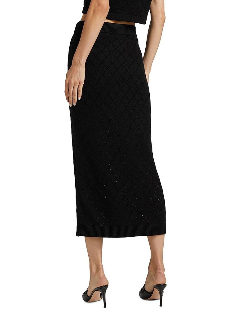 Hevron Mia Pointelle Midi-Skirt 5