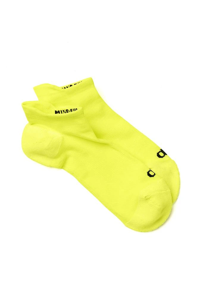 Alo Men's Performance Tab Sock - Highlighter/Black 1