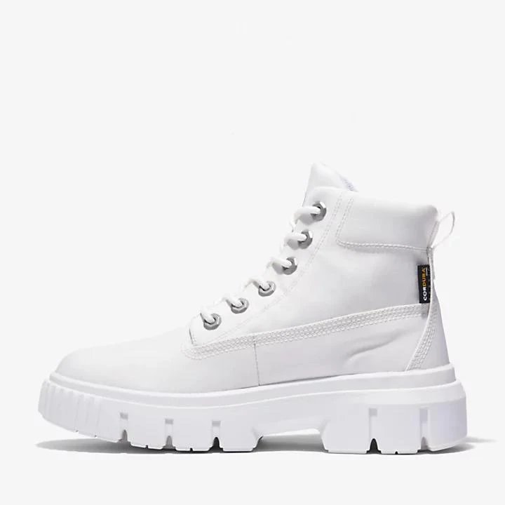 Timberland Greyfield Canvas Boots for Women in White 6