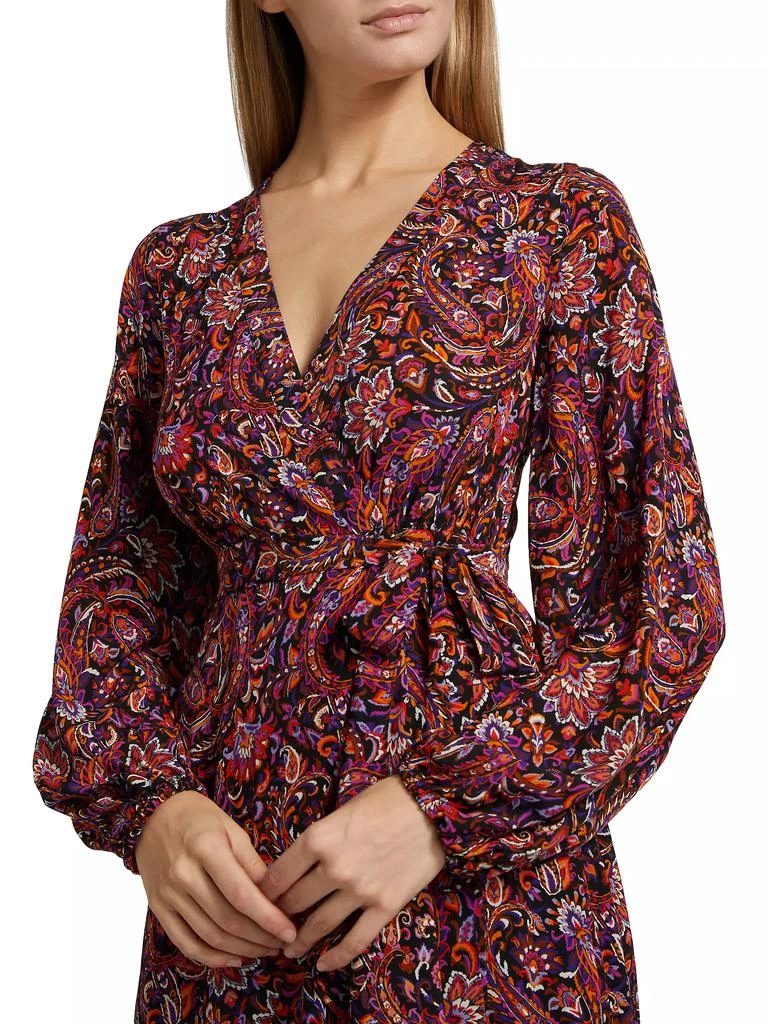 Kobi Halperin Dorothy Paisley Wrap Dress 6