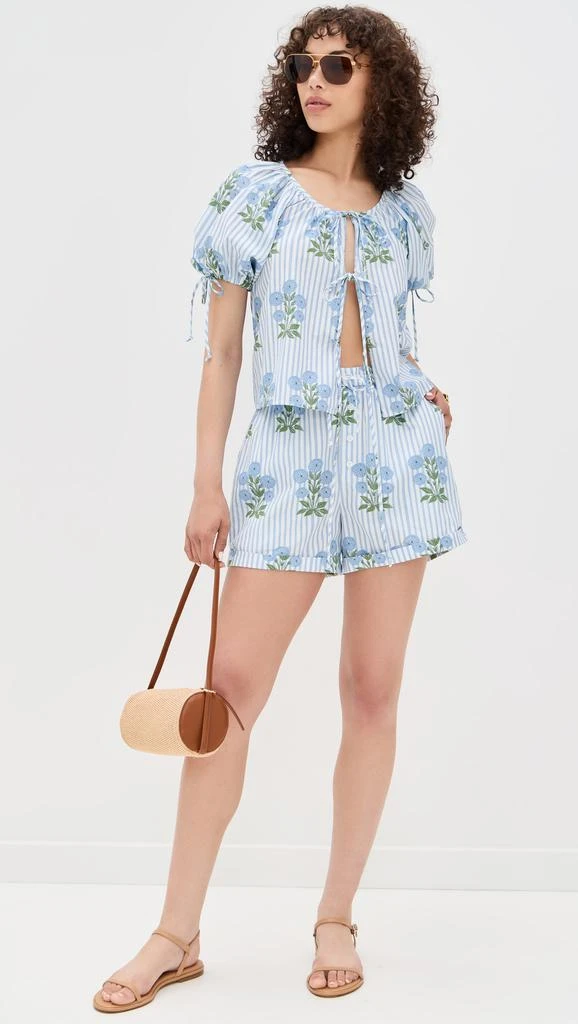 SAYLOR Rheese Block Print Top 4