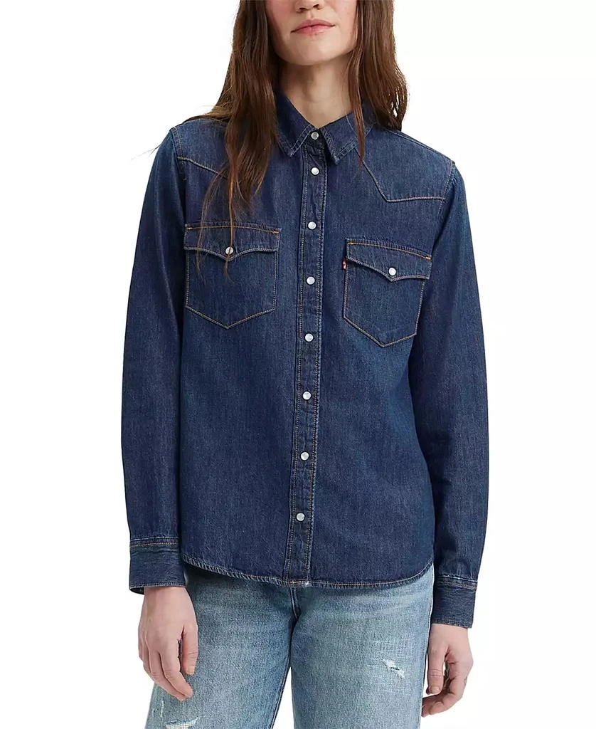 Levi's Women's The Ultimate Western Cotton Denim Shirt 1