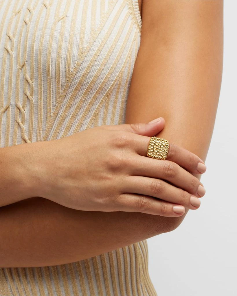 Devon Leigh Textured Adjustable Ring 2