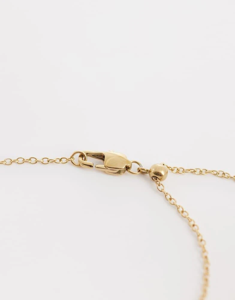 Abbott Lyon Abbott Lyon made mine mini knot bracelet in 18k plated stainless steel in gold 2