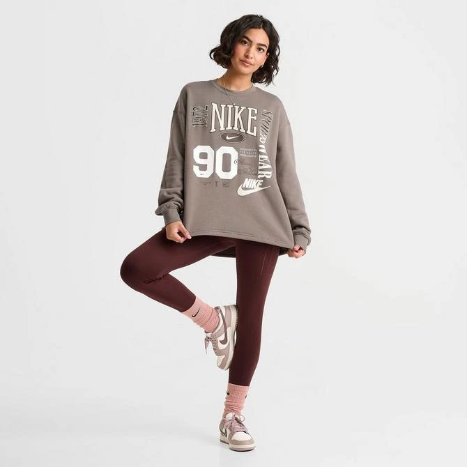 NIKE Women's Nike Sportswear Oversized French Terry Crewneck Sweatshirt 2