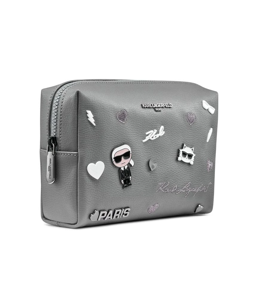 Karl Lagerfeld Paris COSMETIC CASE CATE PINS 3