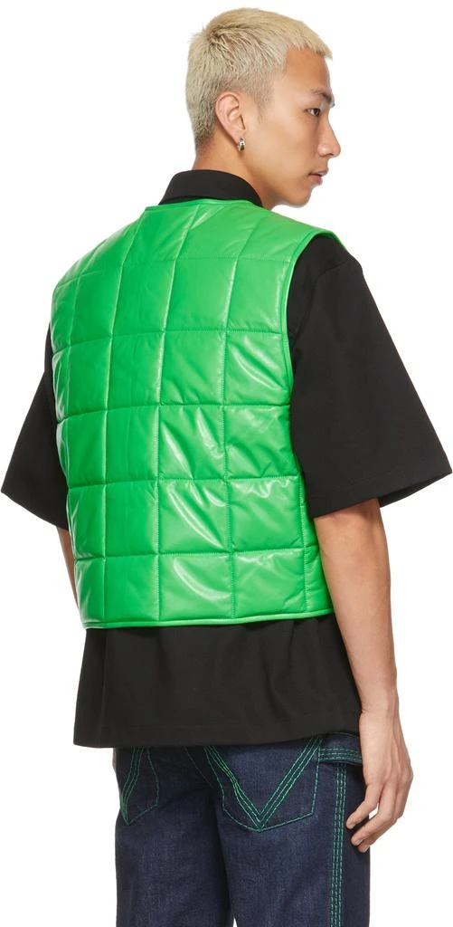 Bottega Veneta Green Padded Gilet Vest 3