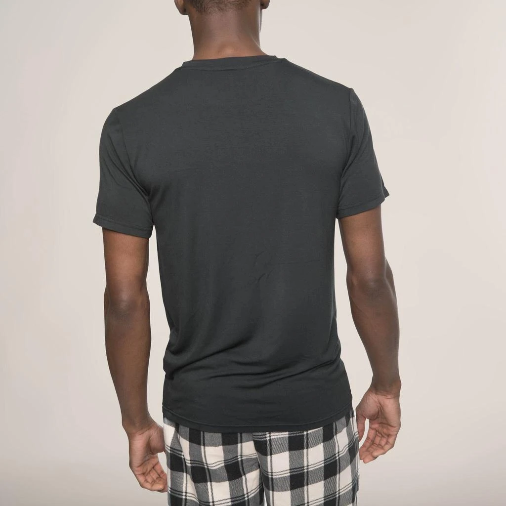 Members Only Short Sleeve Bamboo Rayon Sleep Shirt 3