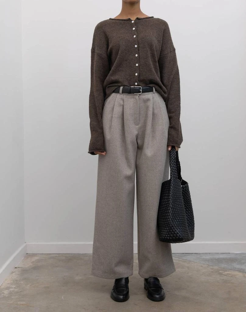 Collective Collective - Tailored Wool Blend Wide Leg Pants