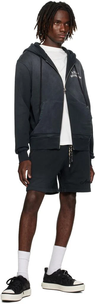 AMIRI Black Bleach Bandana Shorts 4