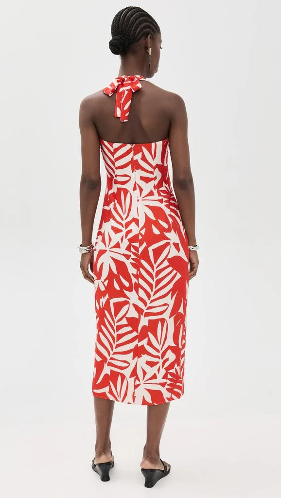 knee length dresses for ladies Alana Strapless Double Twist Tie Back Maxi Dress