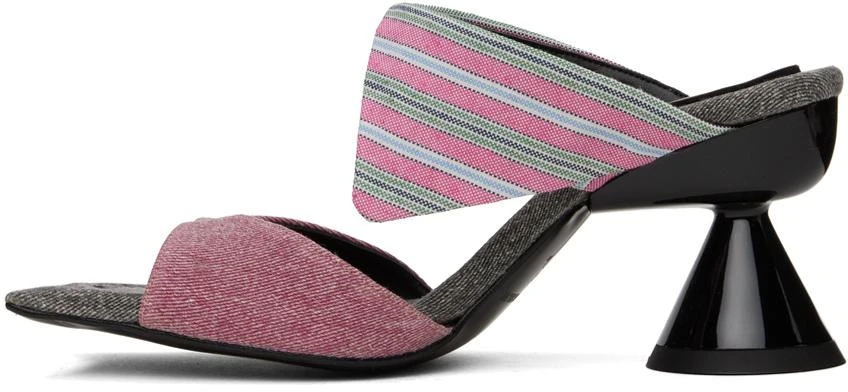 PAULA CANOVAS DEL VAS Pink Diablo Shirt Sandals 3