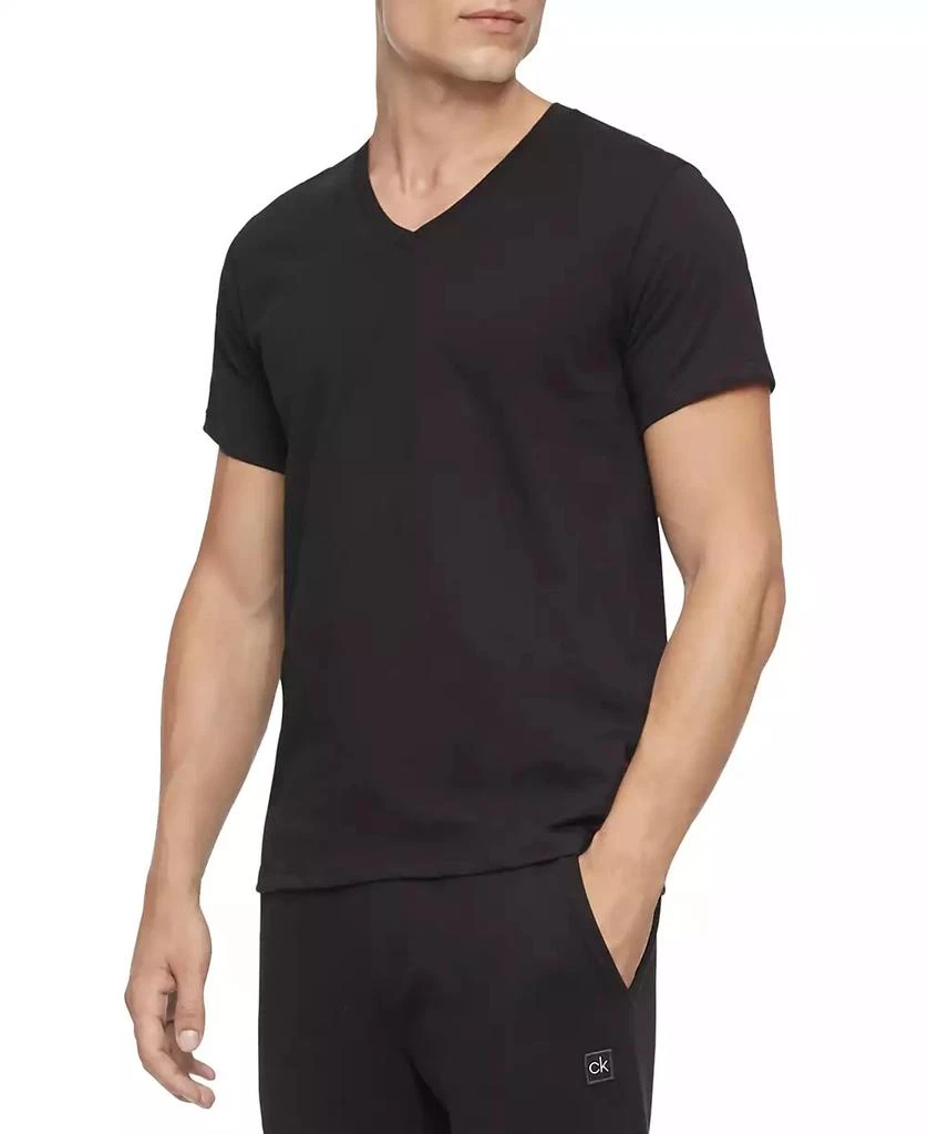 Calvin Klein Men's 5-Pack Cotton Classics V-Neck Undershirts, Created for Macy's 6
