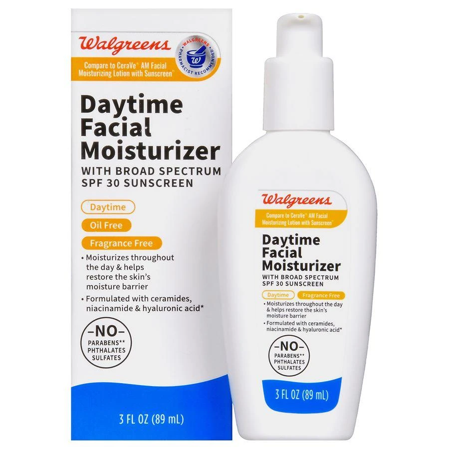 Walgreens Daytime Facial Moisturizer with Broad Spectrum SPF 30 Sunscreen Fragrance Free 2