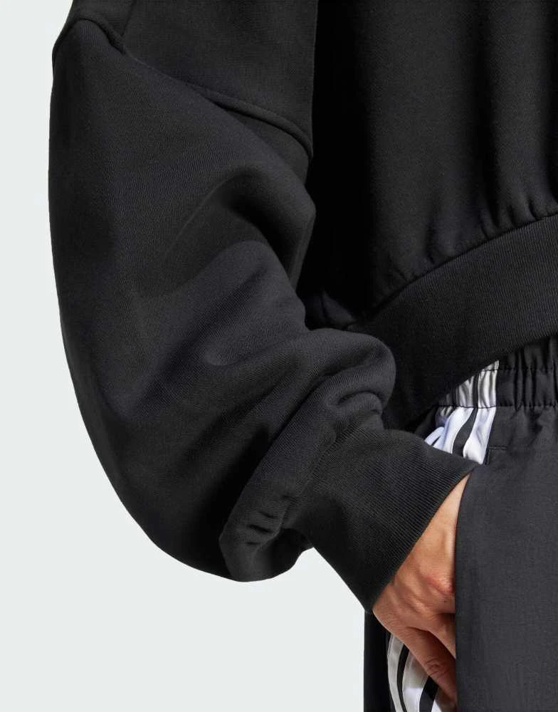 Adidas adidas Originals Adibreak Cropped Sweatshirt in black 3