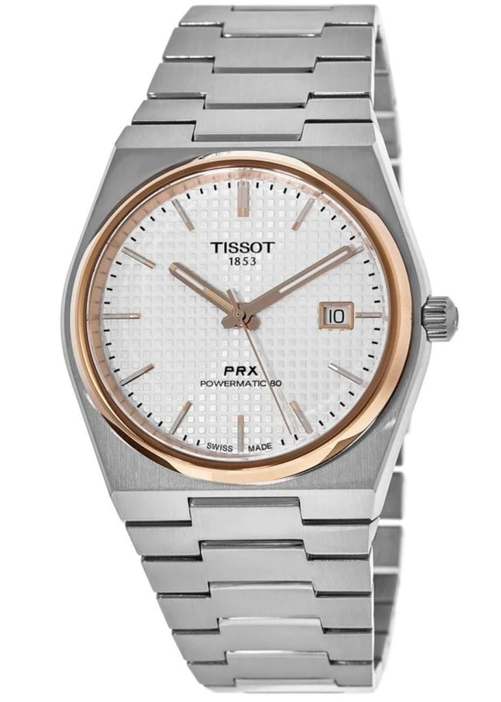 Tissot PRX Powermatic 80 Silver Dial Steel Men's Watch T137.407.21.031.00 1