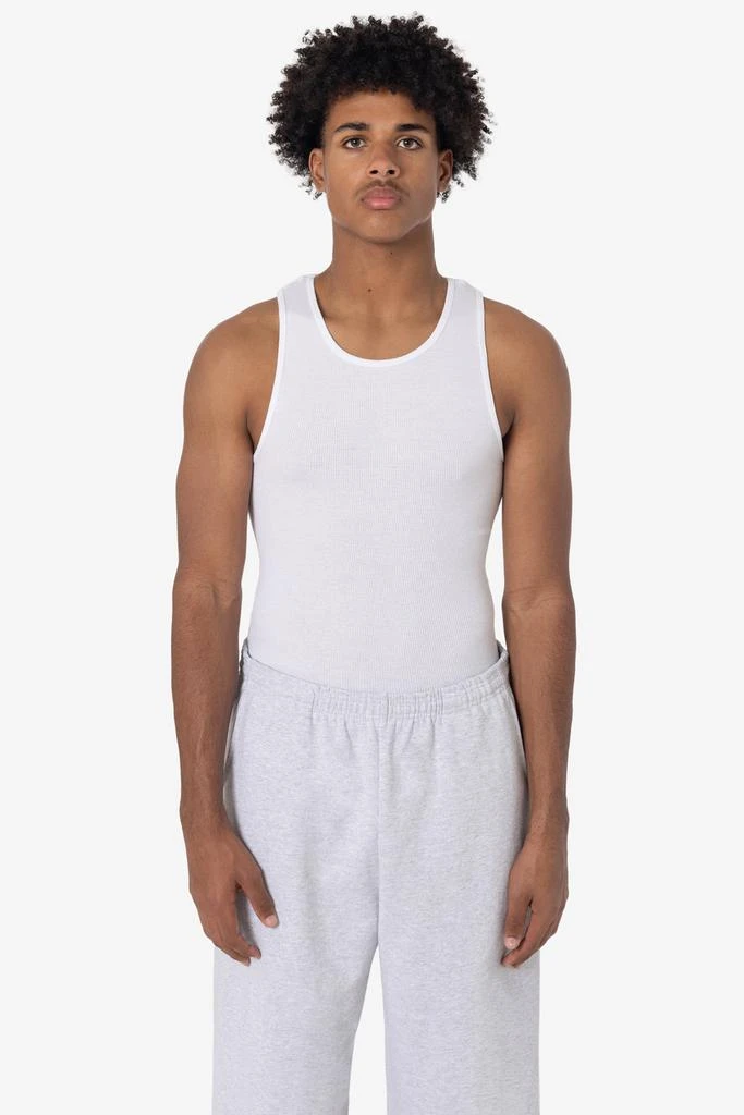 Los Angeles Apparel 21X408GD - 2x1 Cotton Rib Tank 1