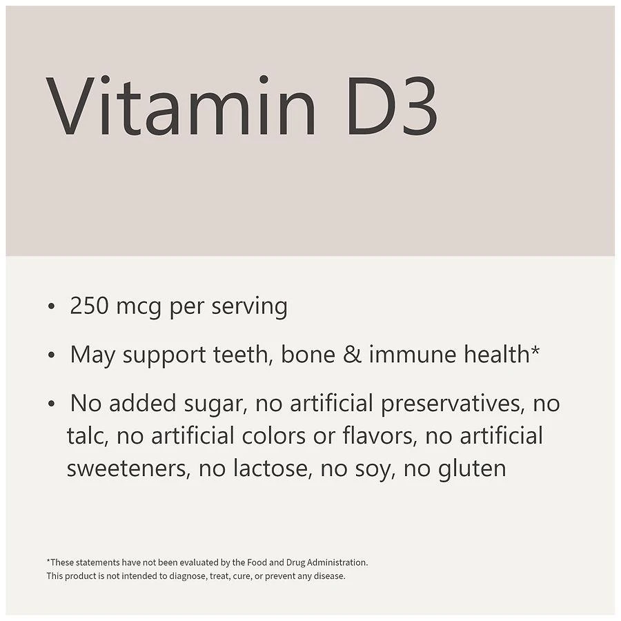 Walgreens Vitamin D3 250 mcg Softgels (60 days) 6