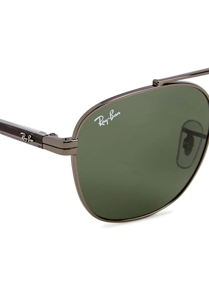 Ray-Ban Gunmetal aviator-style sunglasses 3