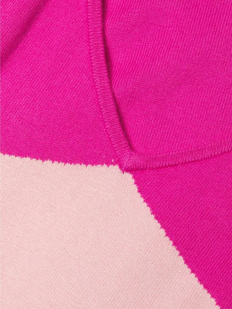 Victor Glemaud Colorblocked Sleeveless Knee-Length Dress 6