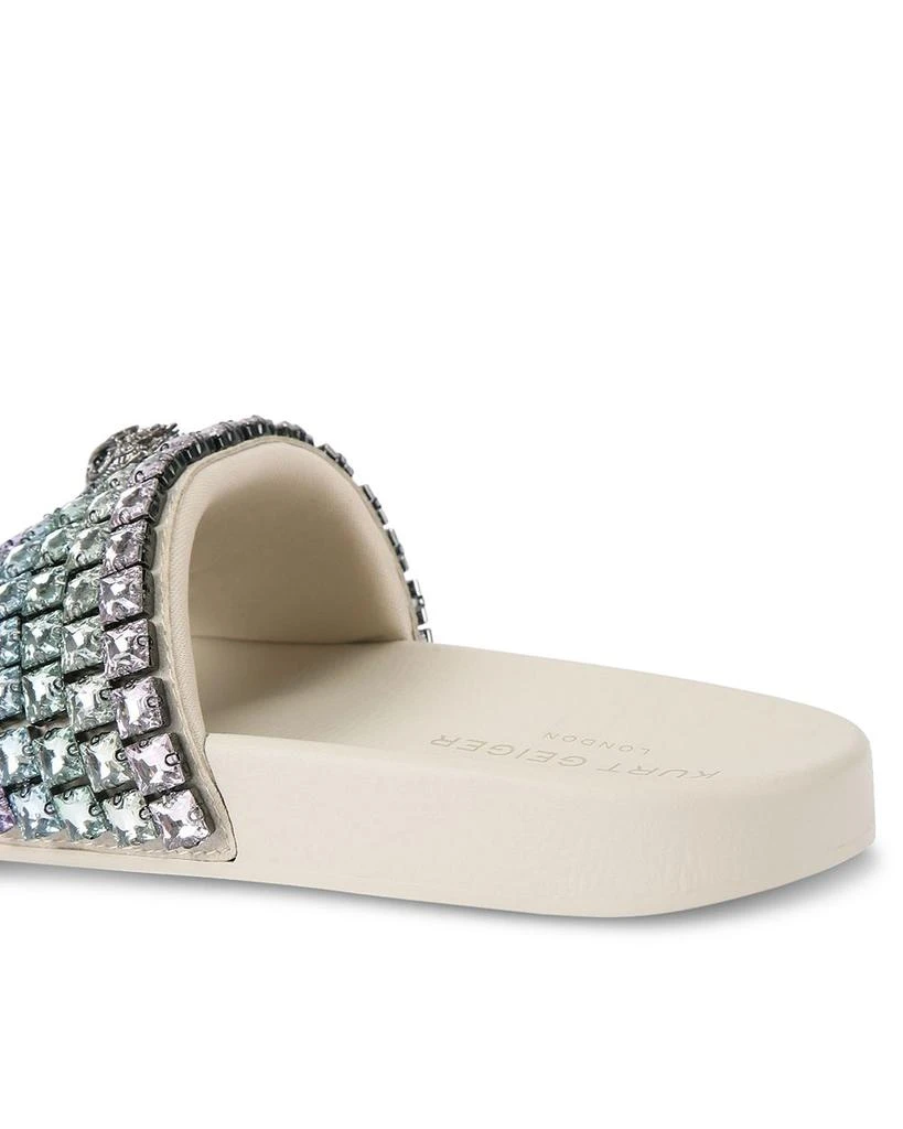 Kurt Geiger Women's Meena Eagle Jewel Slide Sandals 3