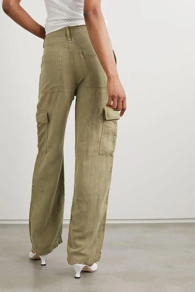 MOTHER The Private Lyocell and linen-blend cargo pants 3