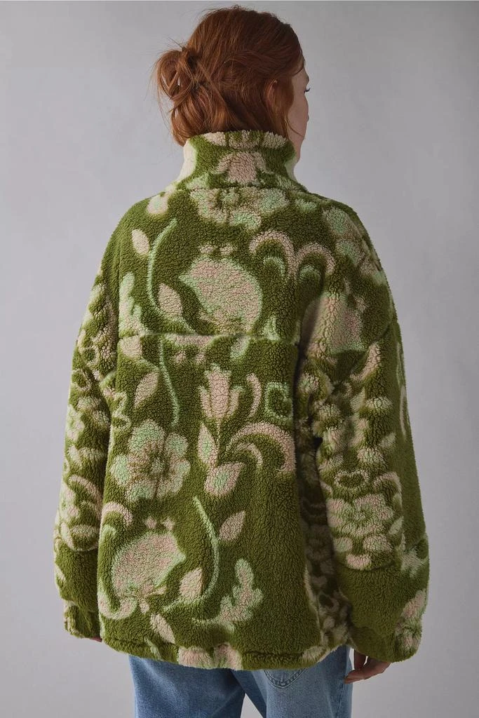 BDG BDG Mae Printed Piled Fleece Zip-Up Jacket 3