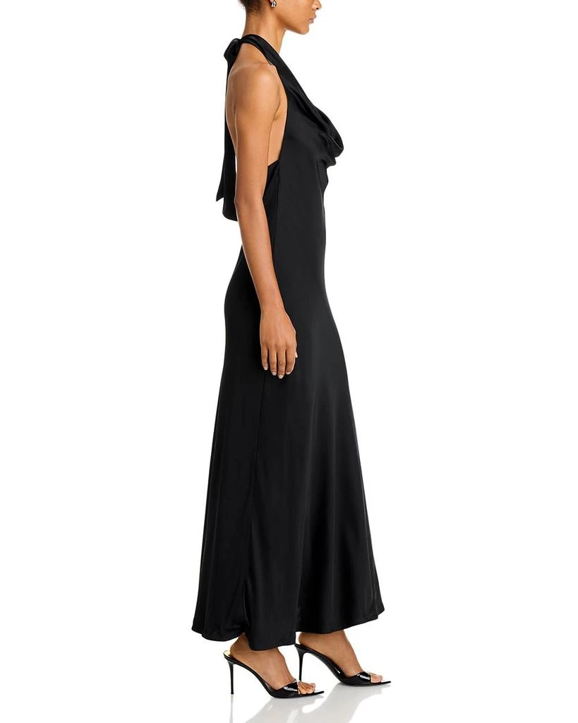 FRENCH CONNECTION Ennis Satin Halter Dress 5