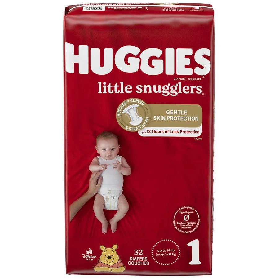 Huggies Baby Diapers Size 1 (8-14 lbs) 3
