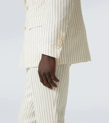 Tom Ford Dyllan pinstripe wool and silk blazer 7