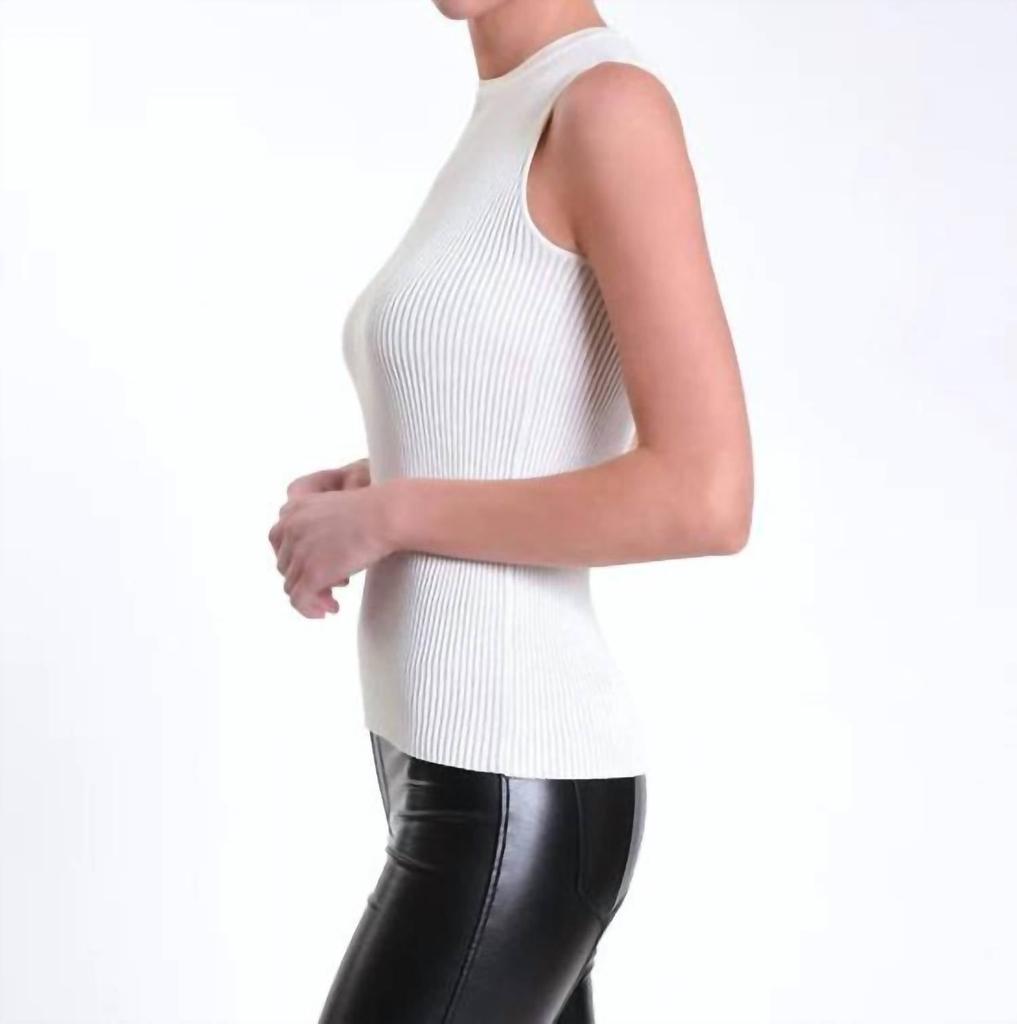 Blanc Noir Blanc Noir - Two Tone Rib Tank Top