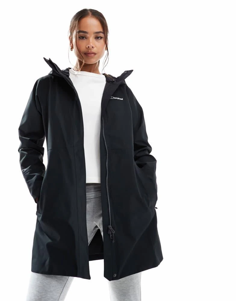 Berghaus Berghaus Omeara Long Waterproof Jacket in black 1