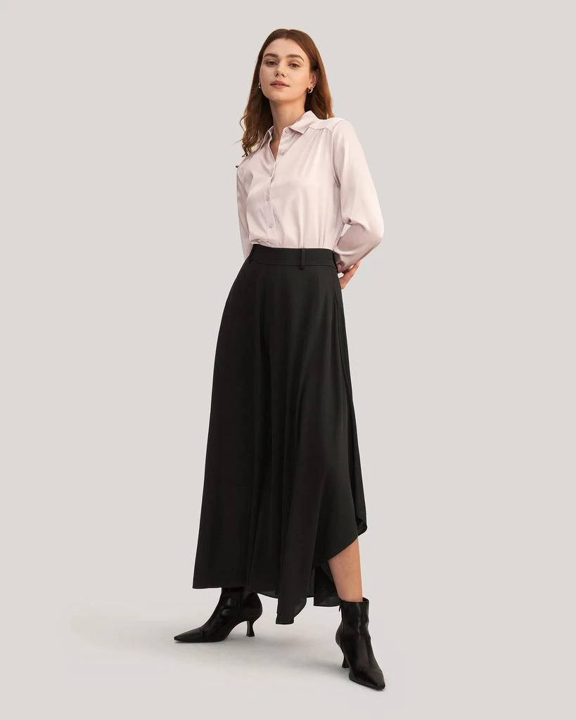 LILYSILK Long Sleeves Collared  Silk Blouse 4