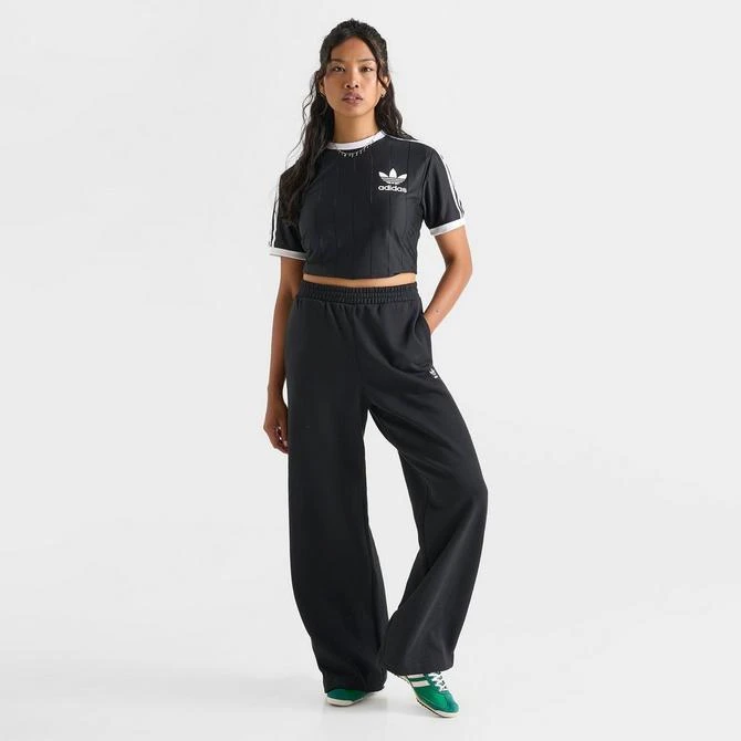 Adidas Women's adidas Originals Wide Leg Fleece Pants 3