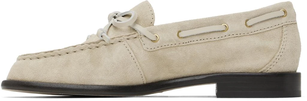 Rag & Bone Beige Carter Italian Suede Boat Shoes 3