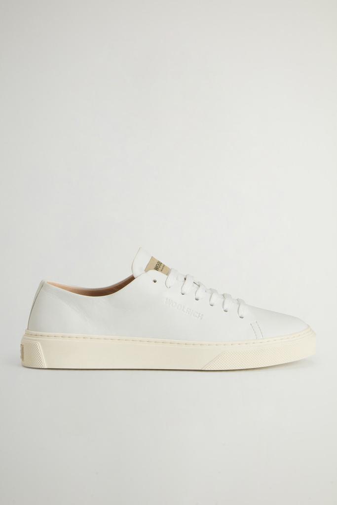 Woolrich Cloud Court Nappa Leather Sneakers - Women - White