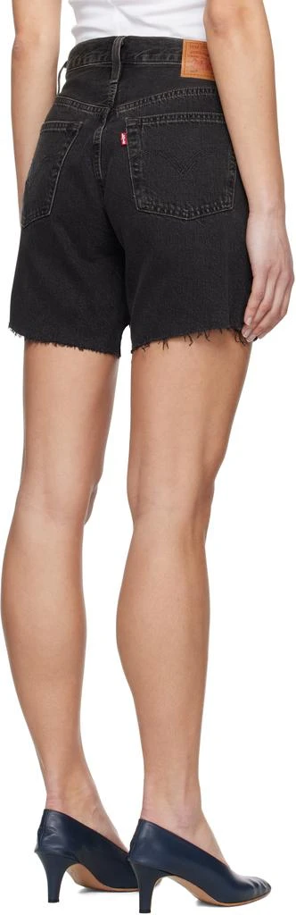 Levi's Black 501 Mid Thigh Denim Shorts 3