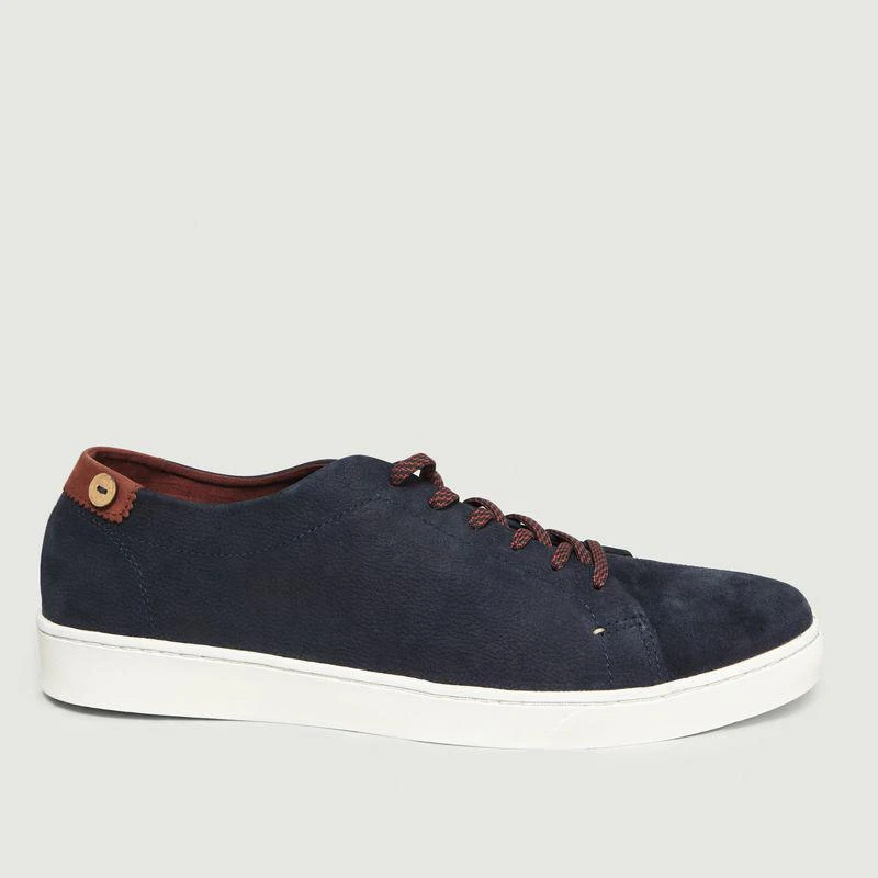 Faguo Aspen Low Trainers Navy Blue FAGUO 4