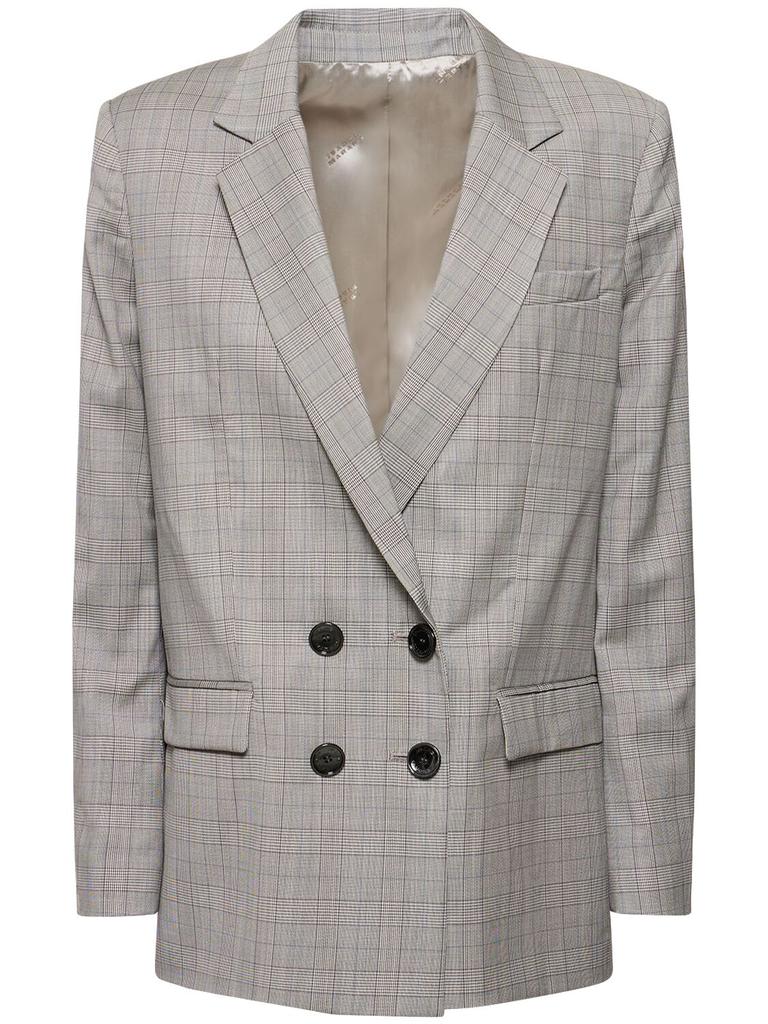 Isabel Marant Manelle Double Breasted Wool Blazer
