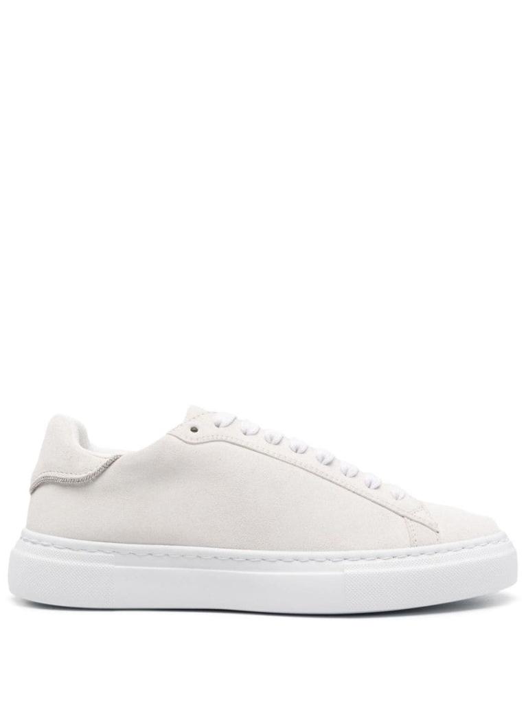 Fabiana Filippi Suede Sneakers With Classic Lace-Up Design