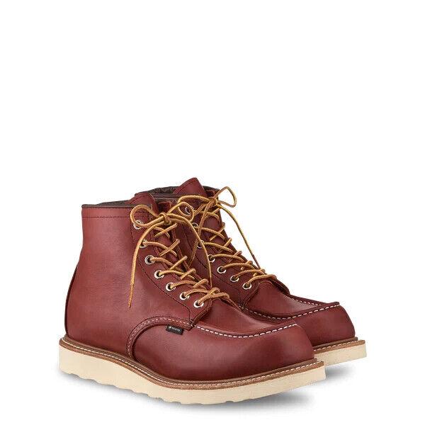 Red Wing Red Wing Classic 8864 Mens Russet Taos Leather Waterproof Gore-Tex Moc Toe Boots