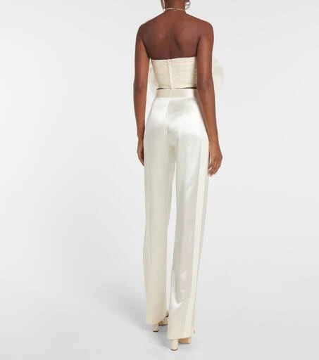 Danielle Frankel Macie silk organza bustier 3