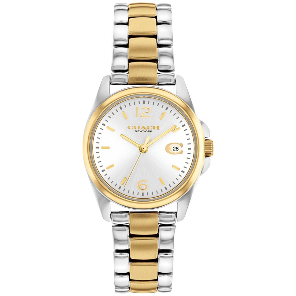 COACH Women's Greyson Two-Tone Stainless Steel Bracelet Watch 28mm