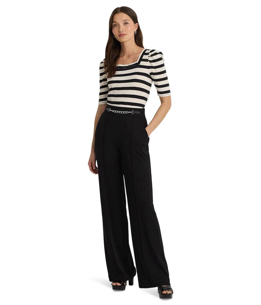 Ralph Lauren Striped Cotton Jersey Puff-Sleeve Tee 4