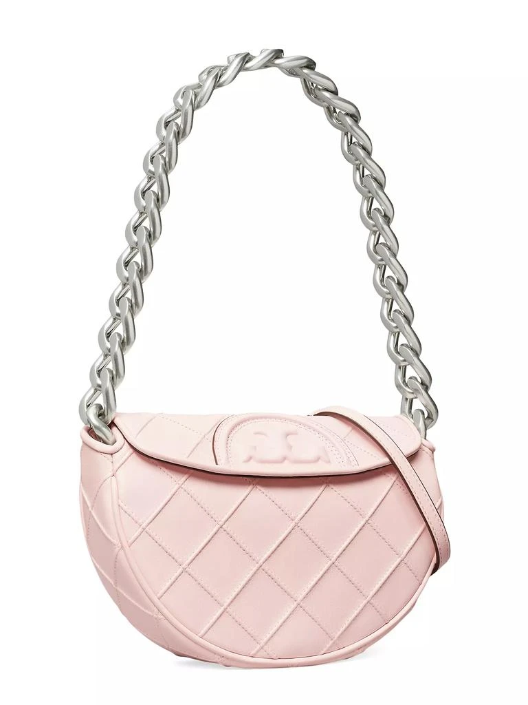 Tory Burch Small Fleming Soft Crescent Bag 3