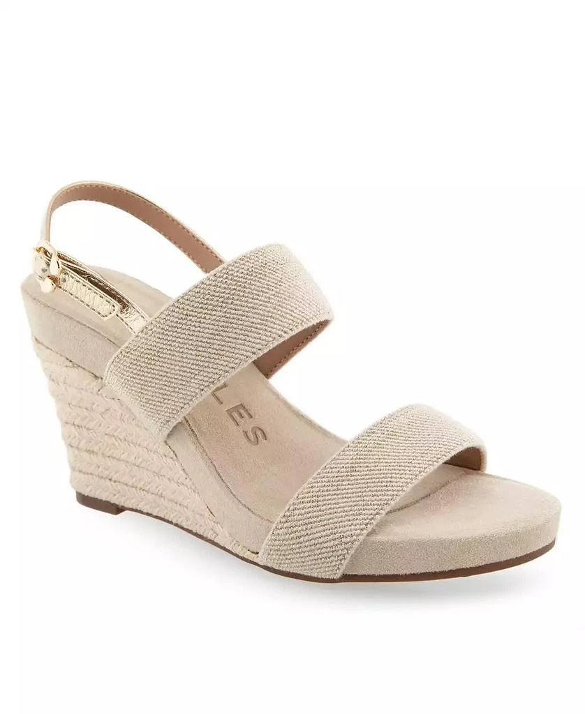 Aerosoles Women's Paxton Buckle Strap Wedge Sandals 1