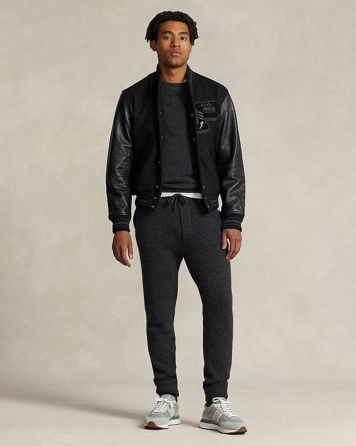 Ralph Lauren Mixed Media Letterman Jacket 2